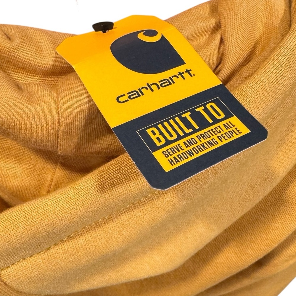 CARHARTT Relaxed Fit Midweight Logo Sleeve Graphic Hoodie Kangaroo Pocket NWT XS - Picture 7 of 10